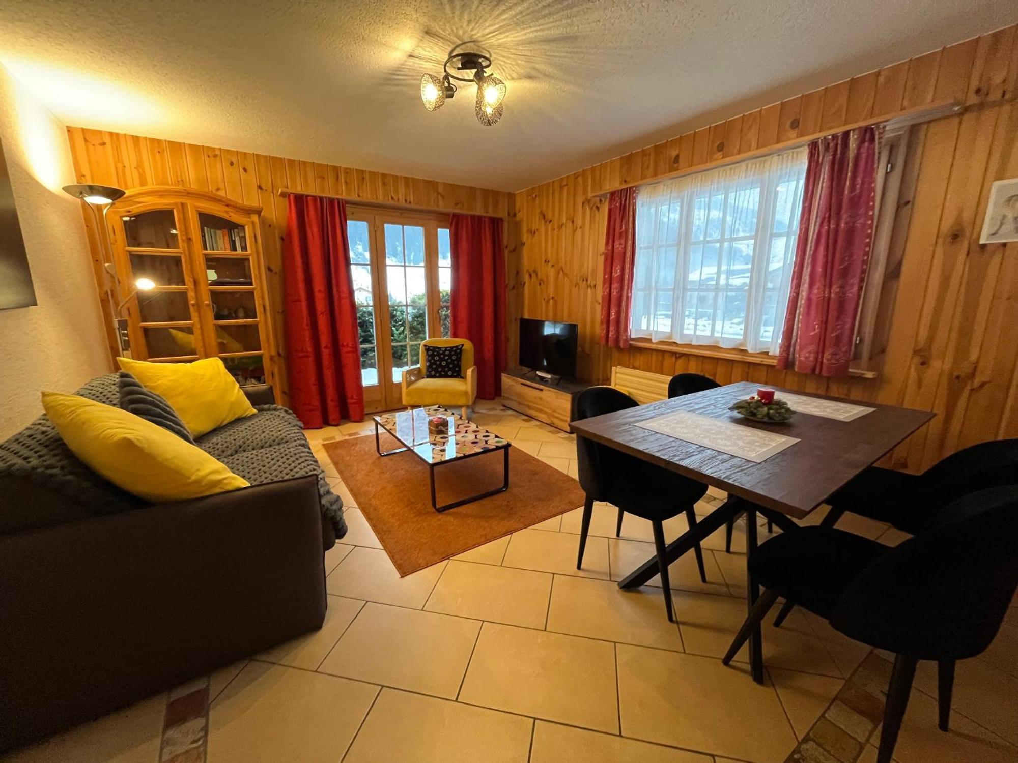 L'Hérensarde, bel appartement avec jardin-terrasse et garage Evolène Exterior foto